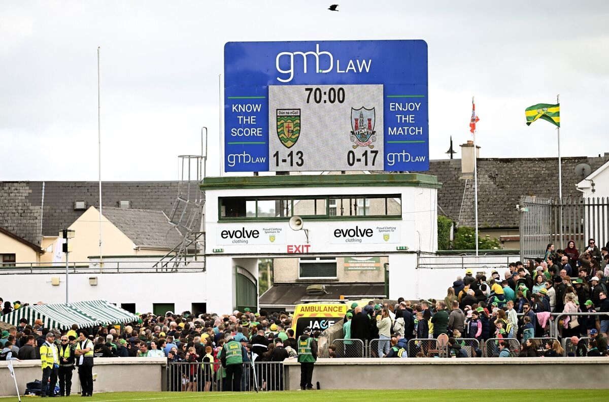 A general view of the scoreboard after Donegal against Cork. Picture: Ramsey Cardy/Sportsfile A general view of the scoreboard after Donegal against Cork. Picture: Ramsey Cardy/Sportsfile