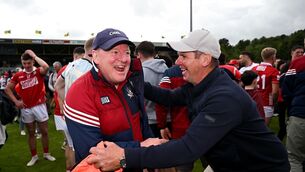 <p>Cork manager John Cleary celebrates. Picture: Ramsey Cardy/Sportsfile</p> <p>Cork manager John Cleary celebrates. Picture: Ramsey Cardy/Sportsfile</p>