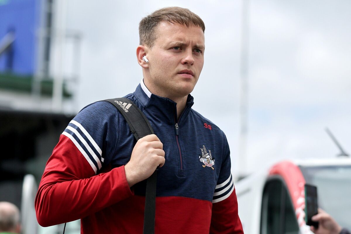 Cork's Steven Sherlock arrives before the game against Donegal. Picture: Laszlo Geczo/INPHO