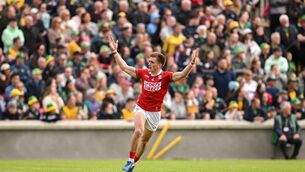 <p>Tommy Walsh of Cork celebrates a two-point score against Donegal. Picture: Ramsey Cardy/Sportsfile</p> <p>Tommy Walsh of Cork celebrates a two-point score against Donegal. Picture: Ramsey Cardy/Sportsfile</p>