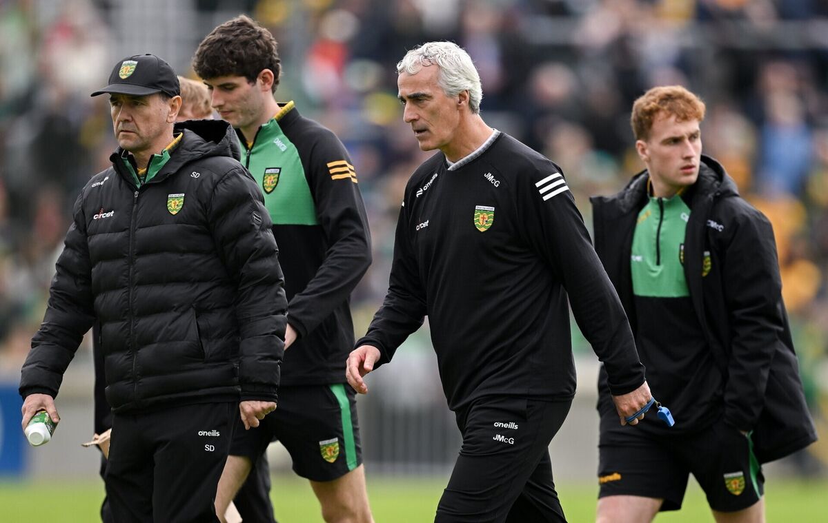 Donegal manager Jim McGuinness after his side's defeat to Cork. Picture: Ramsey Cardy/Sportsfile