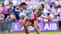 Michael McKernan with Aidan O'Shea 14/6/2026