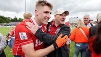 Ian Maguire celebrates after the game 13/6/2026