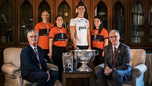 <p>UCC President Professor John O’Halloran; Meadhbh Ring, captain of the Ashbourne cup winning team 2026 and UCC student; Amy O'Connor, Cork senior camogie team player and UCC alumnus; Ben Cunningham, Cork senior hurling team player and UCC student; Méabh Murphy, Ashbourne cup title winner 2026 and UCC student and GAA President Jarlath Burns at the announcement of a new partnership between UCC and the GAA to publish Atlas of the GAA. Picture: Marcin Lewandowski</p> <p>UCC President Professor John O’Halloran; Meadhbh Ring, captain of the Ashbourne cup winning team 2026 and UCC student; Amy O'Connor, Cork senior camogie team player and UCC alumnus; Ben Cunningham, Cork senior hurling team player and UCC student; Méabh Murphy, Ashbourne cup title winner 2026 and UCC student and GAA President Jarlath Burns at the announcement of a new partnership between UCC and the GAA to publish Atlas of the GAA. Picture: Marcin Lewandowski</p>