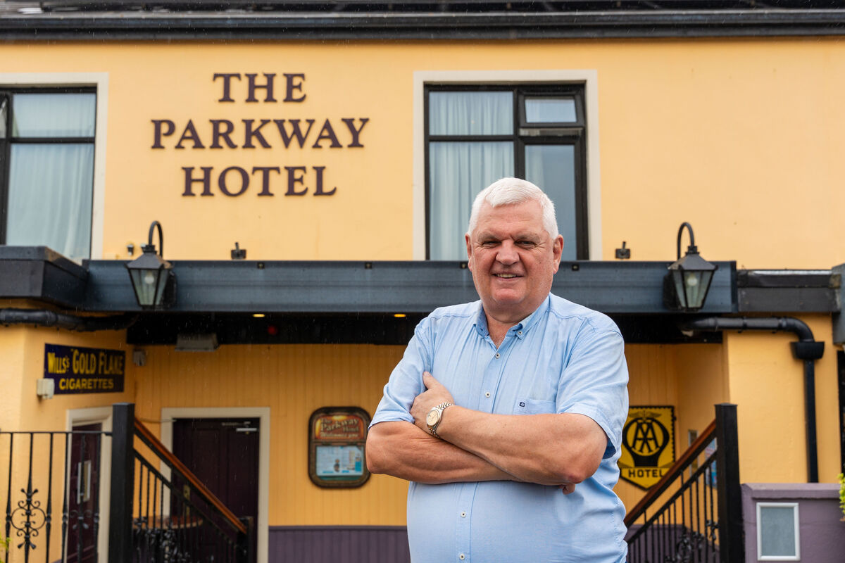 Martin Maybury outside his bar, The Parkway Hotel in Dunmanway. Picture: Noel Sweeney
Martin Maybury outside his bar, The Parkway Hotel in Dunmanway. Picture: Noel Sweeney
