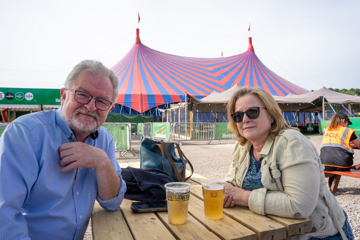 PJ and Ursula Walsh attending the David Gray concert. Pi PJ and Ursula Walsh attending the David Gray concert. Pi