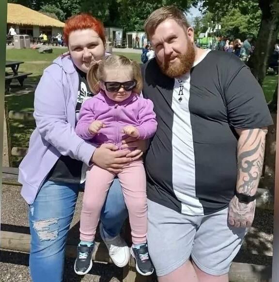 Alan Busteed with his partner Patricia and daughter Pheonix. Alan Busteed with his partner Patricia and daughter Pheonix.