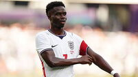 Bukayo Saka will gamble fitness to play on the big stage