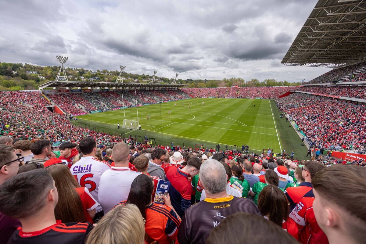 The Munster SHC final at SuperValu Páirc Uí Chaoimh was Cork's 14th straight championship sellout. Picture: Inpho/Morgan Treacy