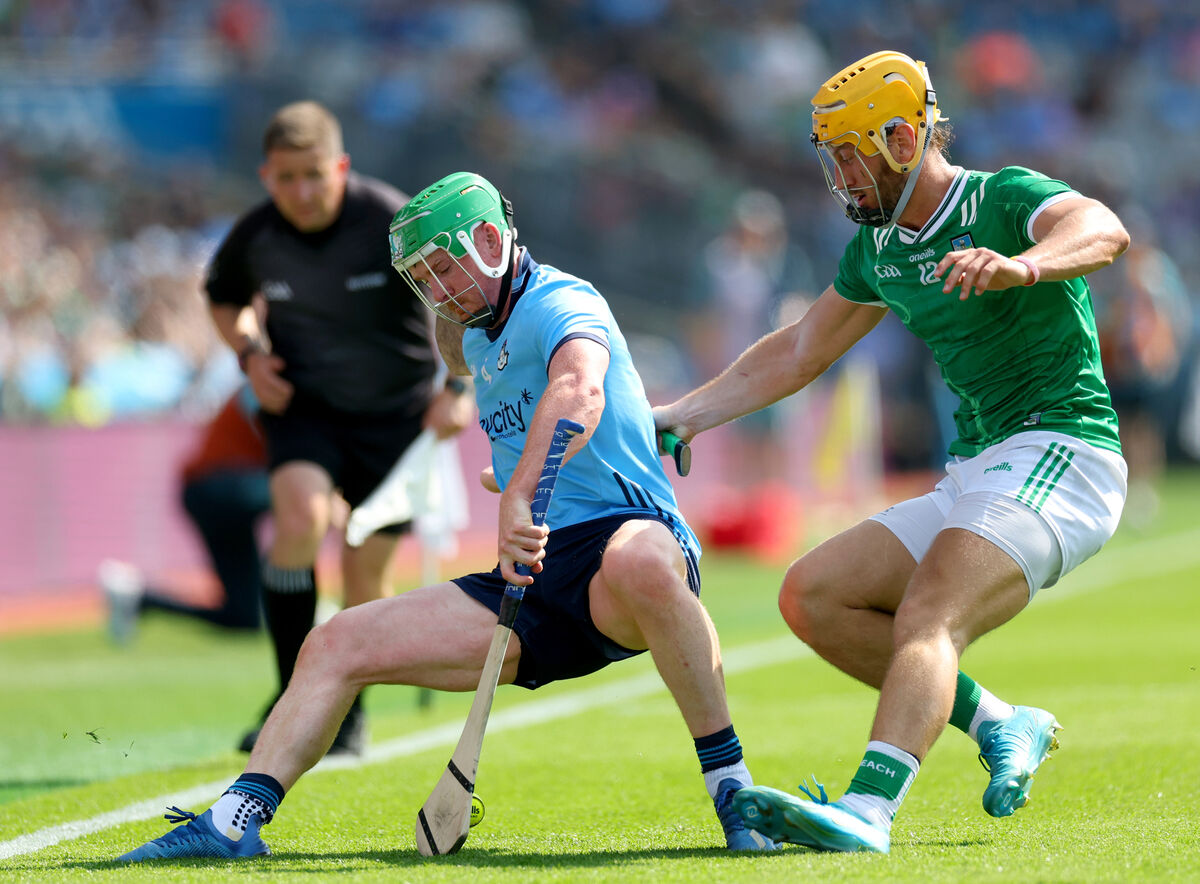 Dublin’s Conor McHugh and Tom Morrissey of Limerick in last year's All-Ireland SHC quarter-final at Croke Park. Picture: Inpho/James Crombie Dublin’s Conor McHugh and Tom Morrissey of Limerick in last year's All-Ireland SHC quarter-final at Croke Park. Picture: Inpho/James Crombie