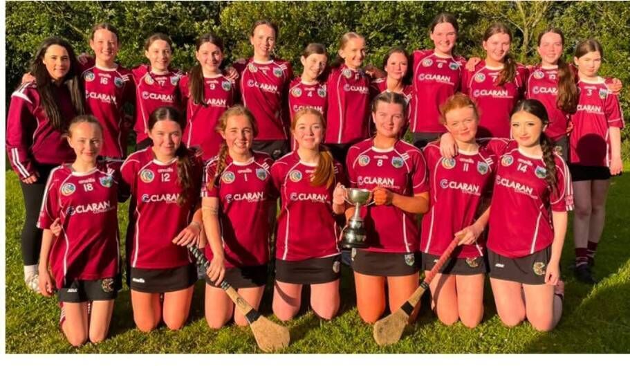 Sliabh Rua, U14C camogie League winners. Sliabh Rua, U14C camogie League winners.