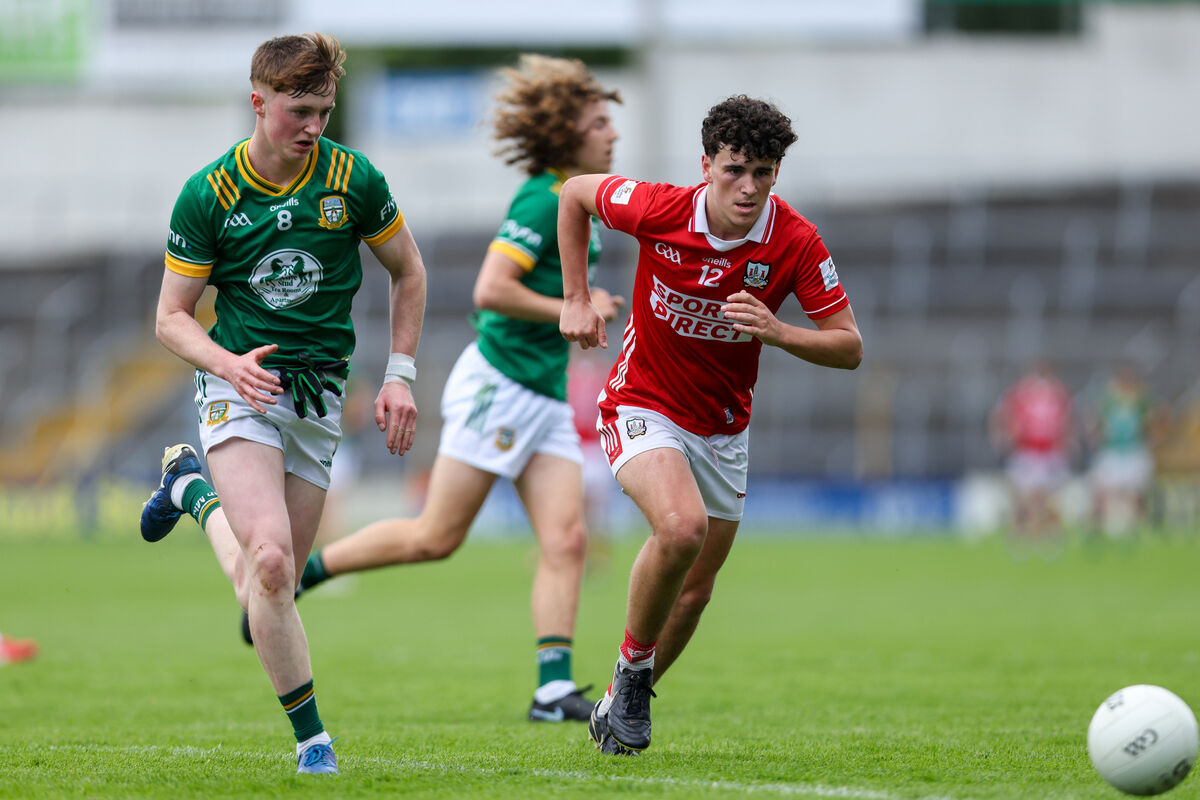 Cork's Joe Miskella in action against Meath's John Killoran. Picture: Diarmuid Brennan/Sportsfocus Cork's Joe Miskella in action against Meath's John Killoran. Picture: Diarmuid Brennan/Sportsfocus