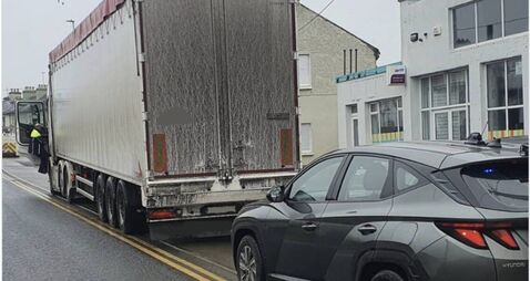 lorry pic.png Call for Cork County Council to tackle rogue HGV drivers parking in villages