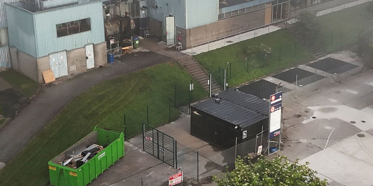 Manna Drone Delivery base at Marina Market, Centre Park Road, Cork City. Manna Drone Delivery base at Marina Market, Centre Park Road, Cork City.