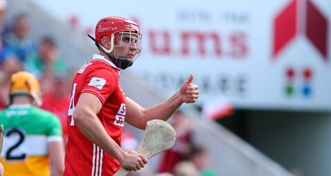Brian Hayes with a thumbs up after scoring a goal 21/6/2026