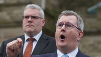 Jeffrey Donaldson abused ‘trust’ of party with ‘vile’ crimes, DUP leader says