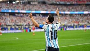 Record-breaking Lionel Messi scores twice as Argentina see off Austria Record-breaking Lionel Messi scores twice as Argentina see off Austria