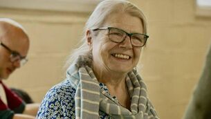 <p>Marion Wyatt in rehearsal for her latest play, Bold. “Every day, the actors discover something new,” she says. “Moments appear that weren’t there when I first put the words on the page. That’s the magic of collaboration.” </p>
