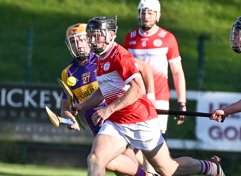 Seandun's Shane O'Donovan races away from Carbery's Darren O'Donovan. Picture: David Keane Seandun's Shane O'Donovan races away from Carbery's Darren O'Donovan. Picture: David Keane