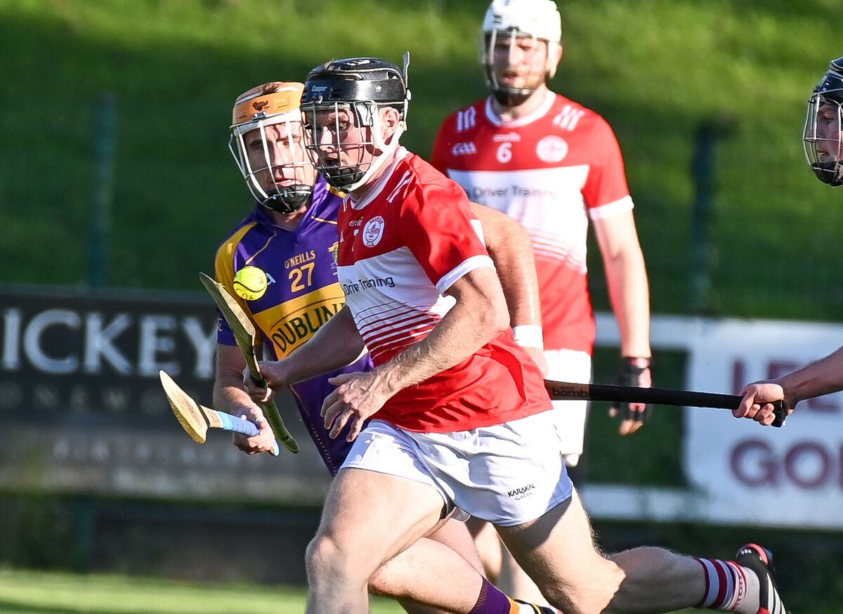 Seandun's Shane O'Donovan races away from Carbery's Darren O'Donovan. Picture: David Keane Seandun's Shane O'Donovan races away from Carbery's Darren O'Donovan. Picture: David Keane