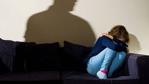 22508615 Depression, alcohol and domestic violence abuse stock