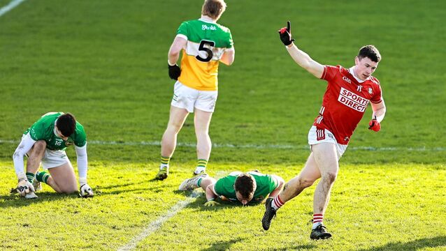 <p>Steven Sherlock is Cork's main man up top but they need the likes of Mark Cronin to fire as well against Mayo. Picture: Thomas Flinkow/Sportsfile</p>