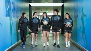 <p>SETU high performance athletes and sports scholars. Photograph: Dylan Vaughan </p>