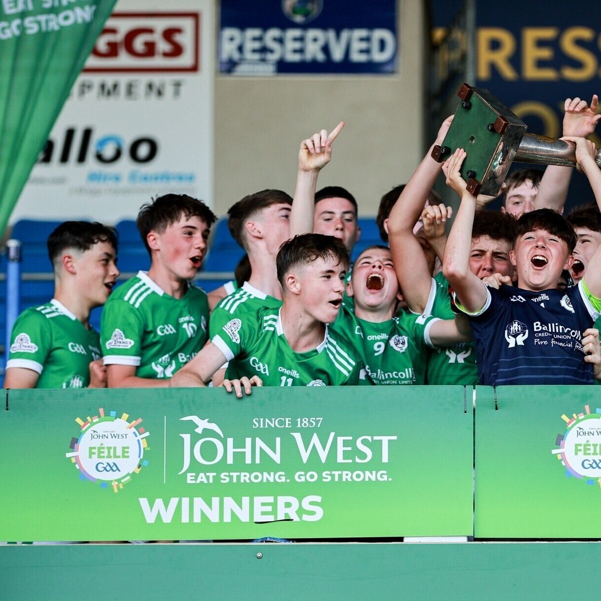 Brilliant Ballincollig hurlers make history with first Féile success