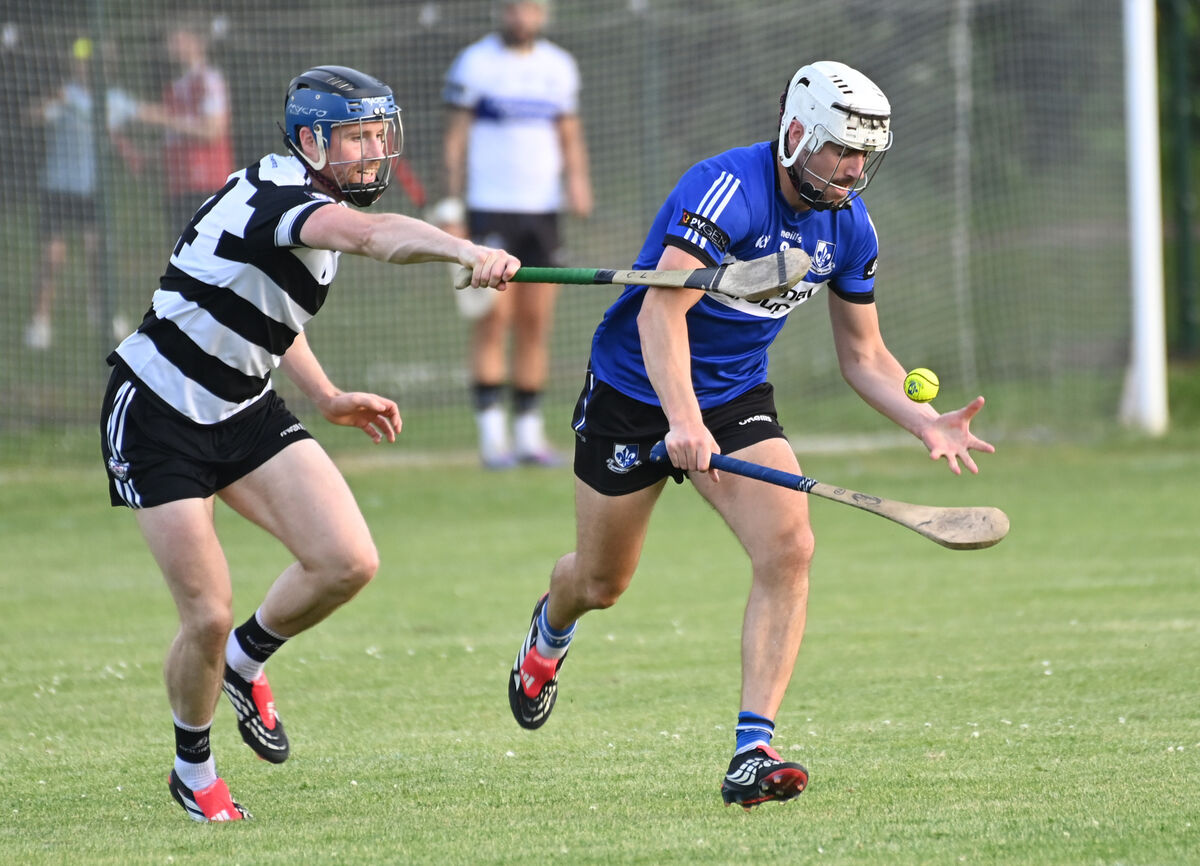 Sarsfields' Killian Murphy is tackled by Midleton's Conor Lehane. Picture; Eddie O'Hare Sarsfields' Killian Murphy is tackled by Midleton's Conor Lehane. Picture; Eddie O'Hare