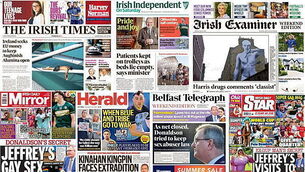 What the papers say: Saturday's front pages