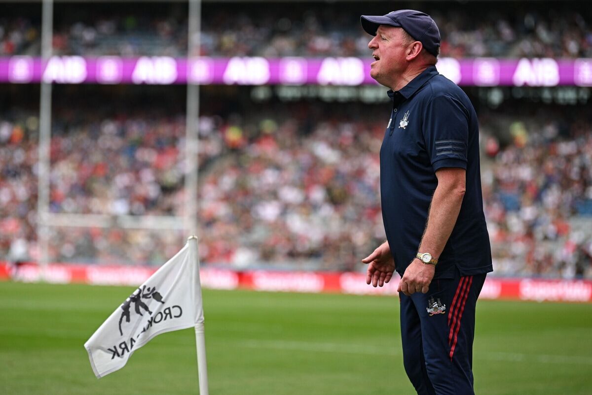 Cork manager John Cleary. Picture: Ramsey Cardy/Sportsfile