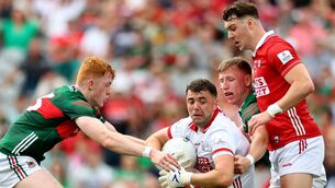 <p>Goalkeeper Patrick Doyle was one of Cork's best performers at Croke Park on Saturday. Picture: INPHO/James Crombie</p>