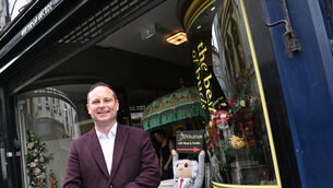 <p>Alan Coakley of Republic of Oud perfume store in Winthrop Arcade says the gardaí have been very helpful. Picture: Larry Cummins</p>