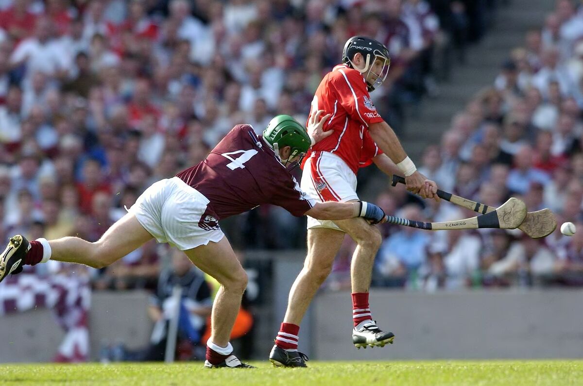 Ben O'Connor scores Cork's goal in the 2005 All-Ireland SHC despite the attentions of Galway's Ollie Canning. Picture: Dan Linehan Ben O'Connor scores Cork's goal in the 2005 All-Ireland SHC despite the attentions of Galway's Ollie Canning. Picture: Dan Linehan