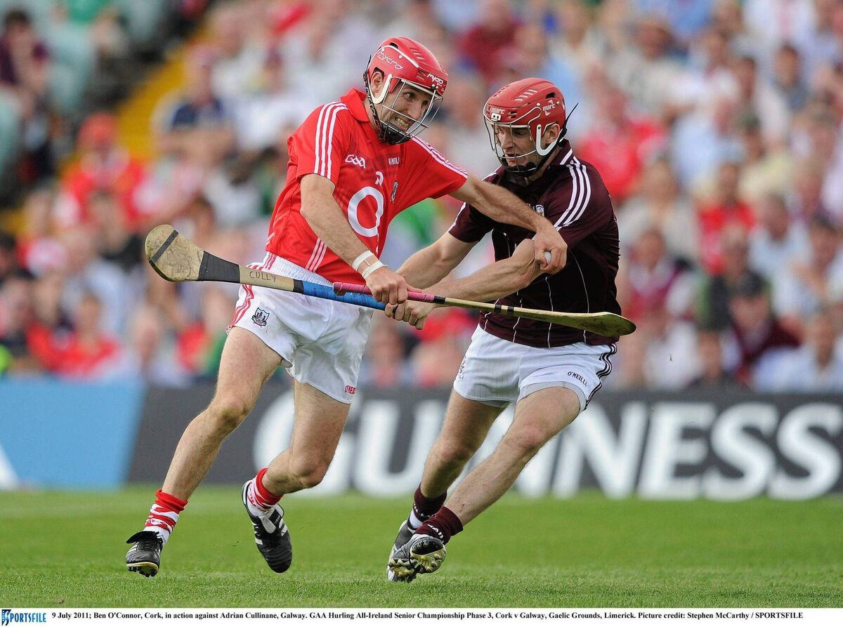 Ben O'Connor takes on Adrian Cullinane of Galway, in the 2011 All-Ireland SHC qualifier at the Gaelic Grounds. Picture: Stephen McCarthy/Sportsfile Ben O'Connor takes on Adrian Cullinane of Galway, in the 2011 All-Ireland SHC qualifier at the Gaelic Grounds. Picture: Stephen McCarthy/Sportsfile