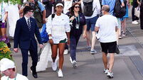 Naomi Osaka shows off new look as she breezes through Wimbledon second round