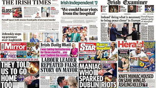 What the papers say: Thursday's front pages What the papers say: Thursday's front pages