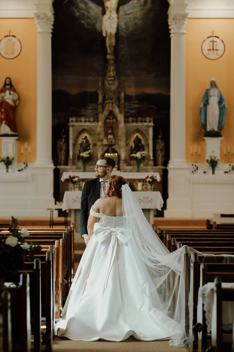 Nikki and Scott were wed at St Mary’s Church in Passage West. Pictures: Ray and Irene Terry
