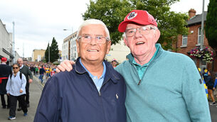 <p>Former Cork players Charlie McCarthy and Kevin Cummins, who captained the minors in 1964 to victory over Laois at the All-Ireland hurling final against Clare at Croke Park. Picture: Eddie O'Hare</p> <p>Former Cork players Charlie McCarthy and Kevin Cummins, who captained the minors in 1964 to victory over Laois at the All-Ireland hurling final against Clare at Croke Park. Picture: Eddie O'Hare</p>