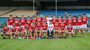 <p>The Cork minor football team before playing Meath this year. Picture: Diarmuid Brennan/Sportsfocus</p> <p>The Cork minor football team before playing Meath this year. Picture: Diarmuid Brennan/Sportsfocus</p>