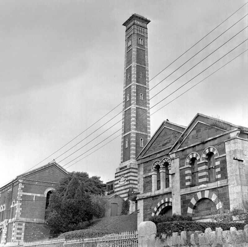A view of Cork city waterworks, Lee Road in July 1968 