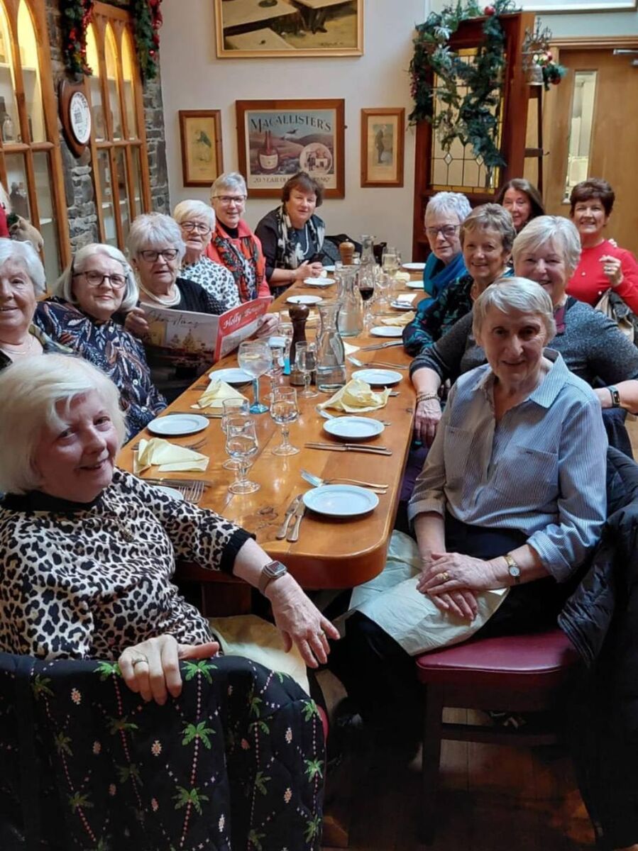 The class of '62 from Kanturk Girls Secondary School at their annual reunion in the Vintage. The class of '62 from Kanturk Girls Secondary School at their annual reunion in the Vintage.