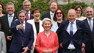 Ursula von der Leyen and EU commissioners meet Irish ministers in Cork Ursula von der Leyen and EU commissioners meet Irish ministers in Cork