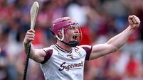 Cillian Trayers celebrates Conor Cooney’s goal 4/7/2026