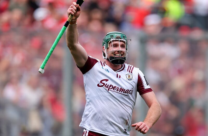 Galway's Cathal Mannion celebrates the final whistle. Picture: INPHO/Ryan Byrne Galway's Cathal Mannion celebrates the final whistle. Picture: INPHO/Ryan Byrne