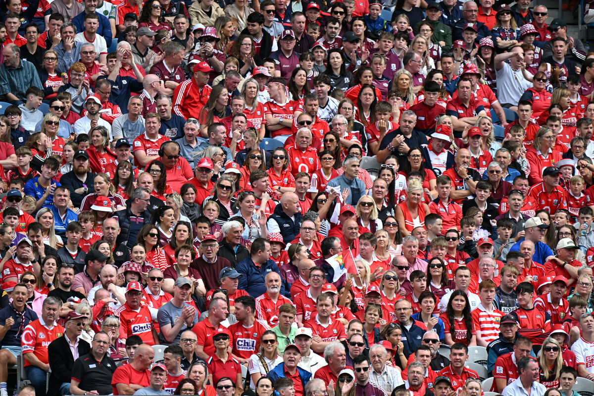 Cork fans travelled to GAA headquarters in huge numbers again. Picture: Larry Cummins Cork fans travelled to GAA headquarters in huge numbers again. Picture: Larry Cummins