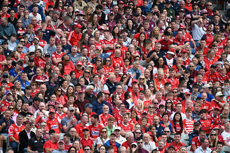 Cork fans travelled to GAA headquarters in huge numbers again. Picture: Larry Cummins