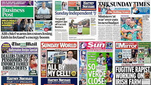 What the papers say: Sunday's front pages