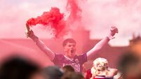 Rory Twohig celebrates  5/7/2026