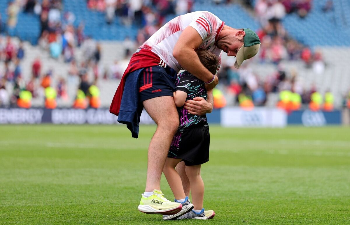 Cork’s Declan Dalton with his son EJ after the match last weekend. Picture: INPHO/Ryan Byrne Cork’s Declan Dalton with his son EJ after the match last weekend. Picture: INPHO/Ryan Byrne